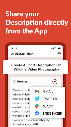 AI Description Generator ekran görüntüsü