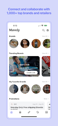 Mavely - Influencer Rewards ekran görüntüsü