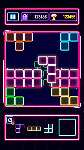 Block Neon Master: Puzzle Game ekran görüntüsü