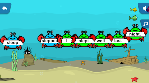 Learn English Game-Grab a Crab ekran görüntüsü