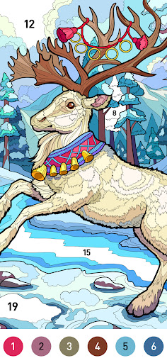 Christmas Winter Coloring Book ekran görüntüsü