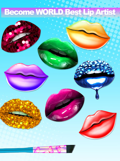 Lip Art : Lipstick Salon Games ekran görüntüsü