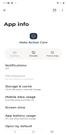 Moto Action Core ekran görüntüsü