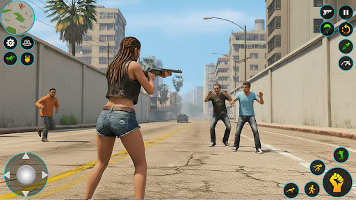 Open World Gangster Car Sim ekran görüntüsü