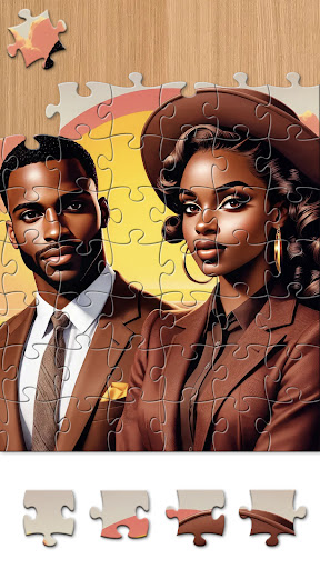Black Jigsaw - Jigsaw Puzzles ekran görüntüsü