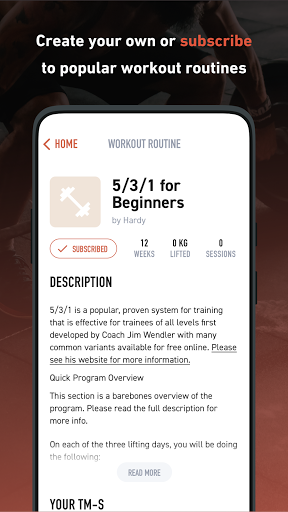 Hardy: smart workout routines ekran görüntüsü
