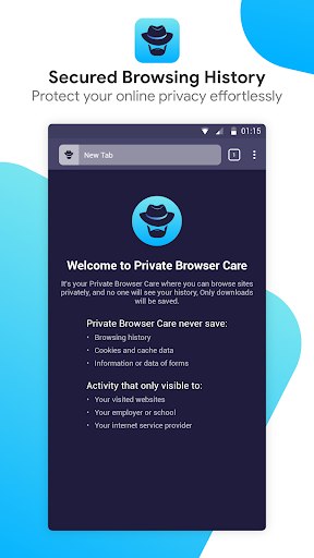 Private Browser Care ekran görüntüsü