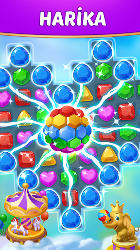 Jewel Blast Time - Match 3 ekran görüntüsü