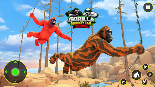Wild Monkey Tag Gorilla Memes ekran görüntüsü