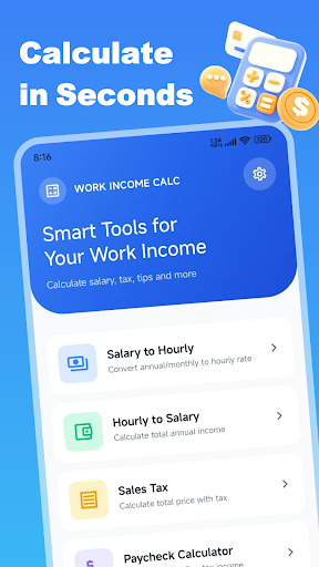 Salary, Tax & Tip Calculator ekran görüntüsü