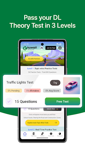 Kuwait Driving License Test ekran görüntüsü
