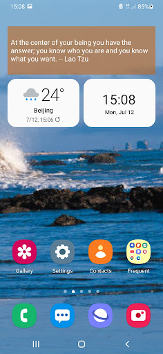 My Inspiration widget ekran görüntüsü