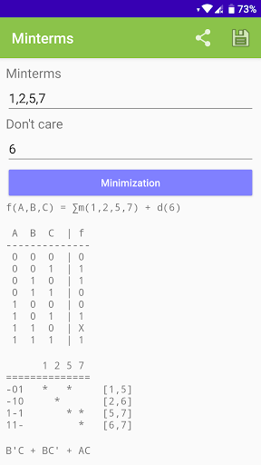 Fx Logic Minimizer ekran görüntüsü