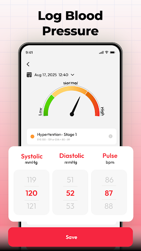 Heart Rate Blood Sugar Monitor ekran görüntüsü