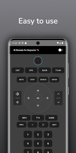 Remote for Baysonic tv ekran görüntüsü