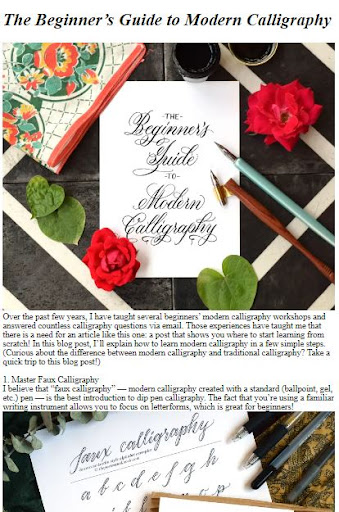 How to Learn Calligraphy ekran görüntüsü