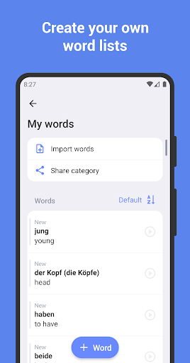 Learn German with flashcards! ekran görüntüsü