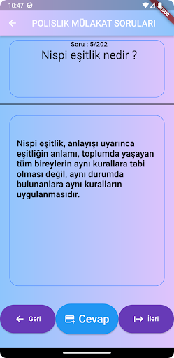 Polislik Mülakat Soruları ekran görüntüsü
