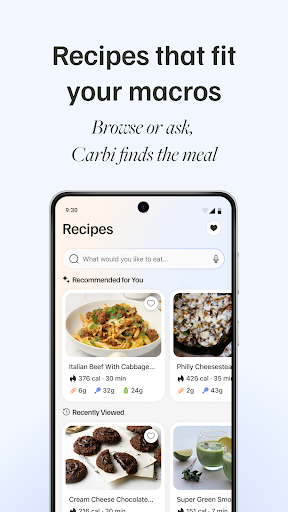CarbiGo: AI Macro Tracker ekran görüntüsü