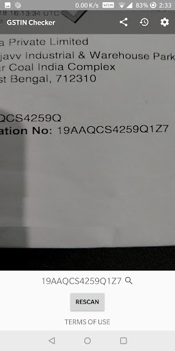 GSTIN Checker: Verify GSTIN ekran görüntüsü