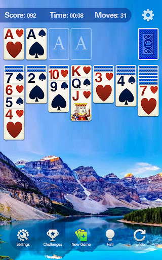 Solitaire Kart Oyunu ekran görüntüsü