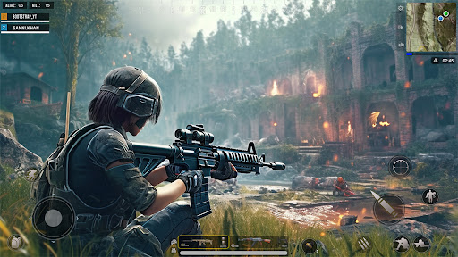 Battlestrike komando oyunu ekran görüntüsü