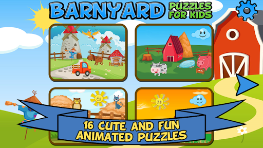 Barnyard Puzzles For Kids ekran görüntüsü