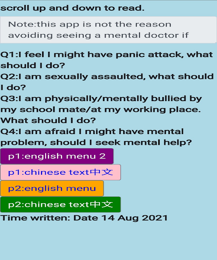 MentalAid ekran görüntüsü