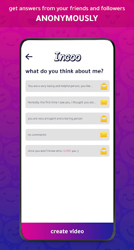 Incoo : Get Anonymous Messages ekran görüntüsü