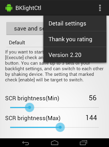 BKlightCtl(Brightness control) ekran görüntüsü