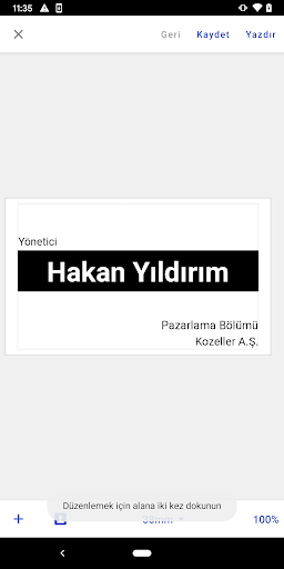 Brother iPrint&Label ekran görüntüsü
