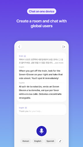 Flitto Chat Translation ekran görüntüsü