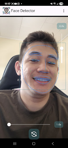 Face Detector - DF MLKIT ekran görüntüsü