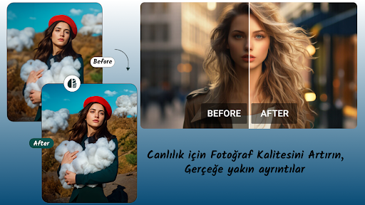 ZoomGrid AI Fotoğraf İyileştir ekran görüntüsü