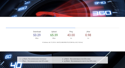 WifiSpeed (Chromecast  & TV) ekran görüntüsü