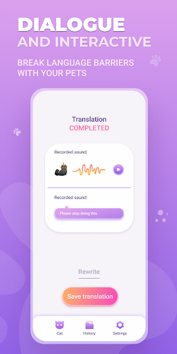 Cat translator - Human to Pet ekran görüntüsü