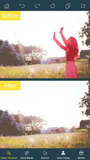 Photo Retouch-Nesne Silme ekran görüntüsü