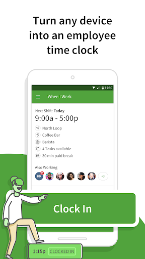 When I Work Team Scheduling ekran görüntüsü