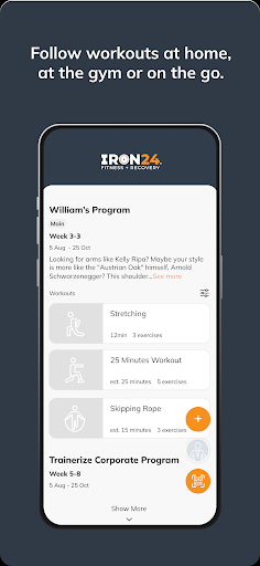 Iron 24 Fitness Recovery ekran görüntüsü