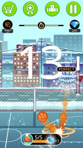 Basketball serial shooter ekran görüntüsü