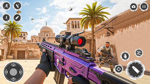 FPS Gun Shooting Gun Games 3D ekran görüntüsü