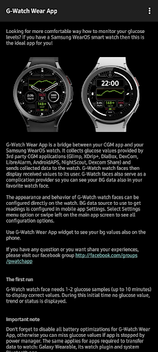 G-Watch Wear App ekran görüntüsü