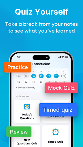 Esthetician Exam Prep Center ekran görüntüsü