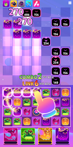 Cats Link - Puzzle Defense ekran görüntüsü