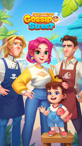 Gossip Street: Merge & Story ekran görüntüsü