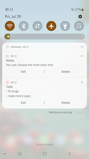 NotiNotes - Notification Notes ekran görüntüsü
