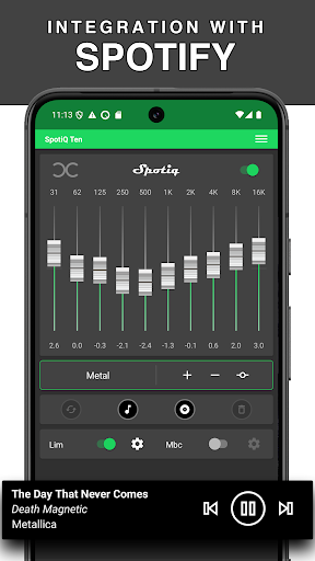 SpotiQ Ten - Equalizer Booster ekran görüntüsü
