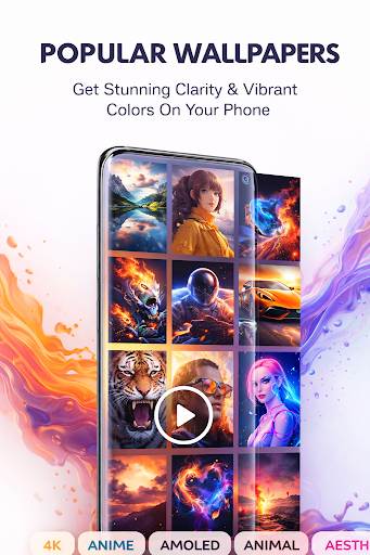 Live Wallpapers, 4K Wallpapers ekran görüntüsü