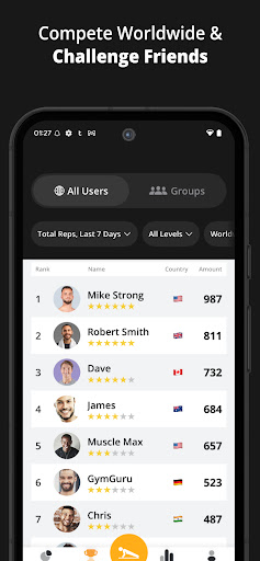 GOLDEN Push-Ups Pushup Tracker ekran görüntüsü