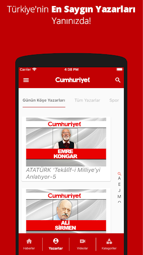 Cumhuriyet ekran görüntüsü